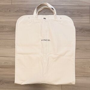 Vince Off-White Garment Bag